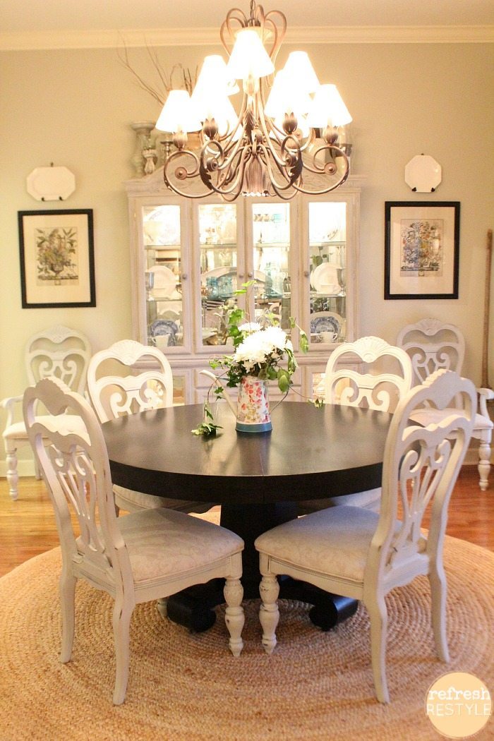 How To Spray Paint Dining Chairs - Refresh Restyle